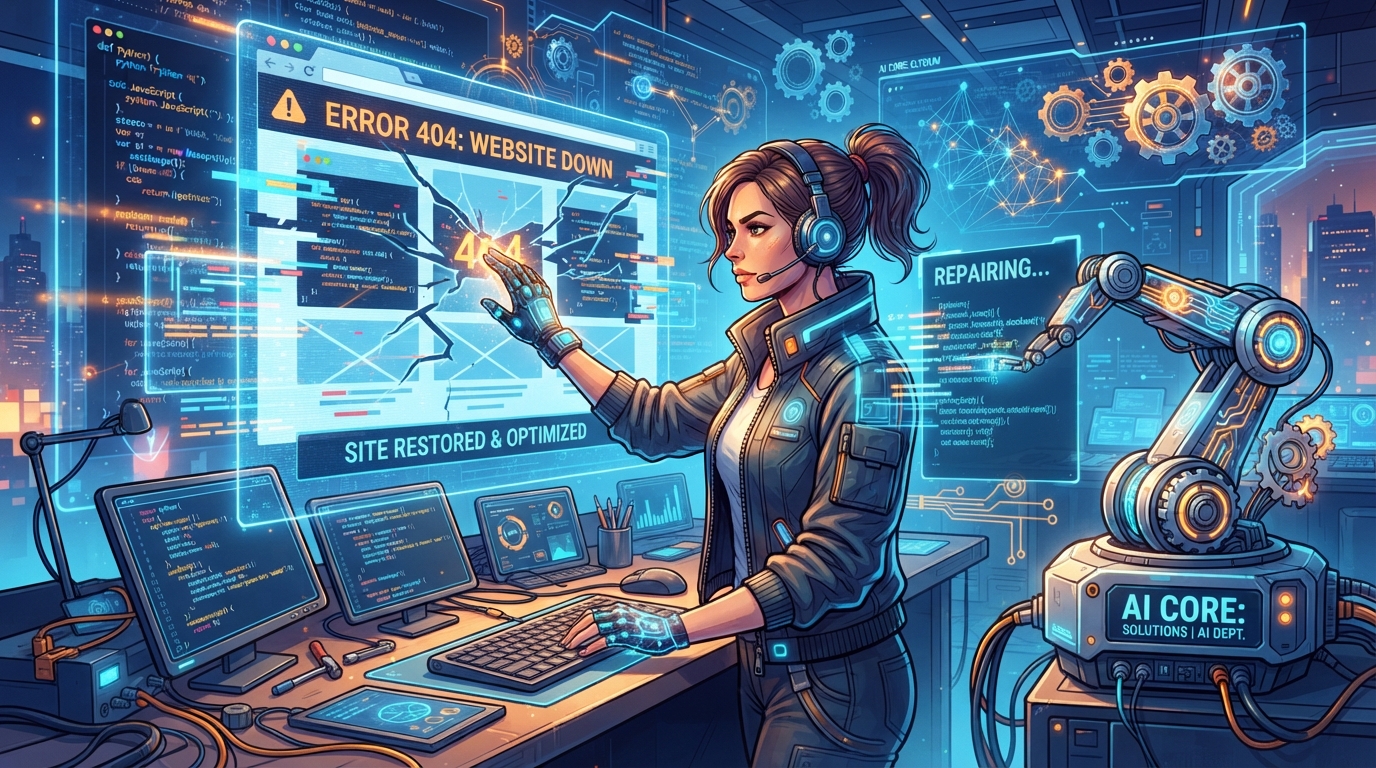AI Website Rescue Services illustration