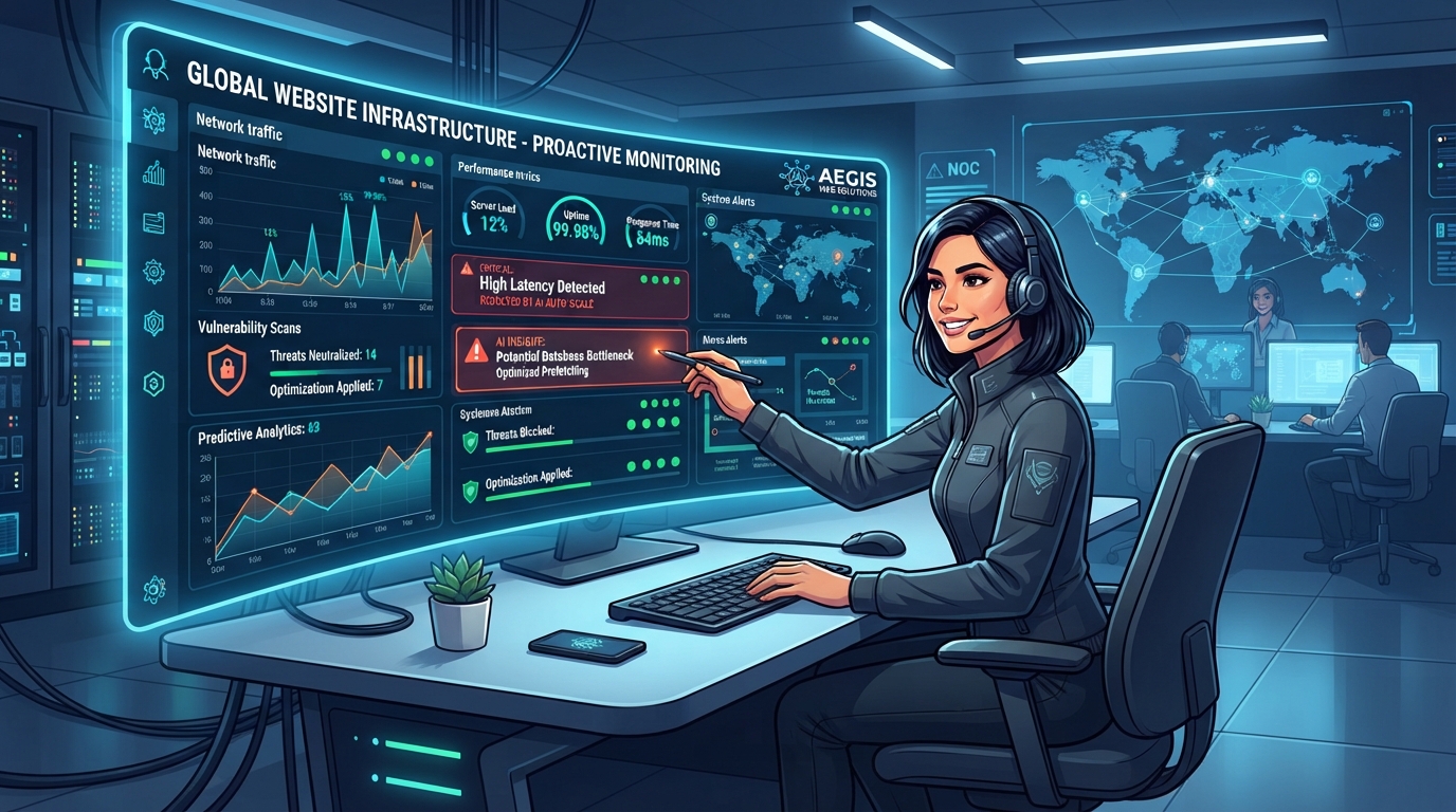 Website Maintenance & Ongoing Support illustration